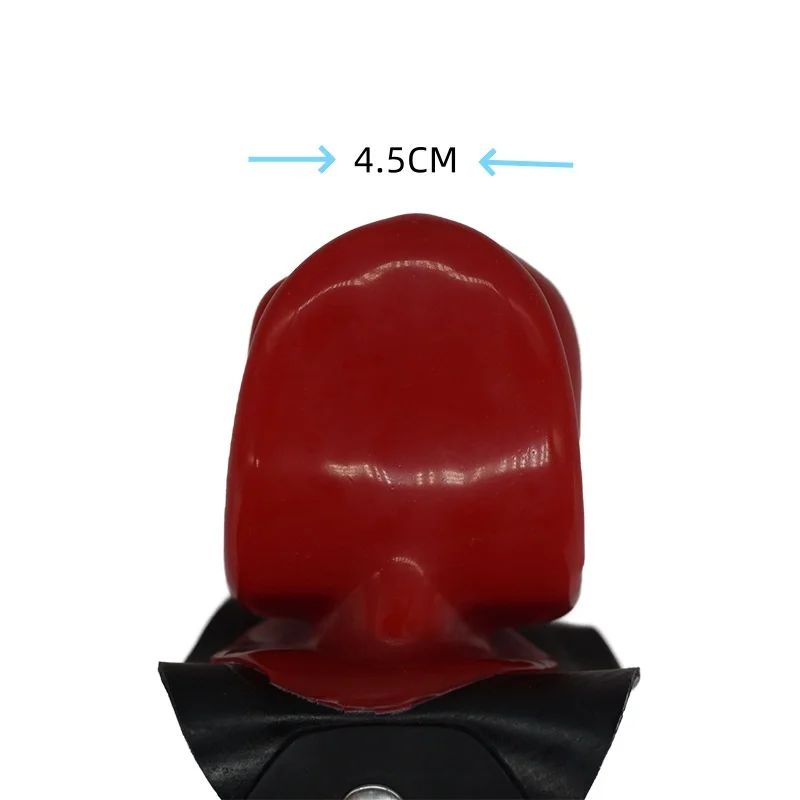 Latex Teeth Gag Mouth Plug Parts Catsuit Mask Hood's Exotic Cosplay Custumes Accessories view 3