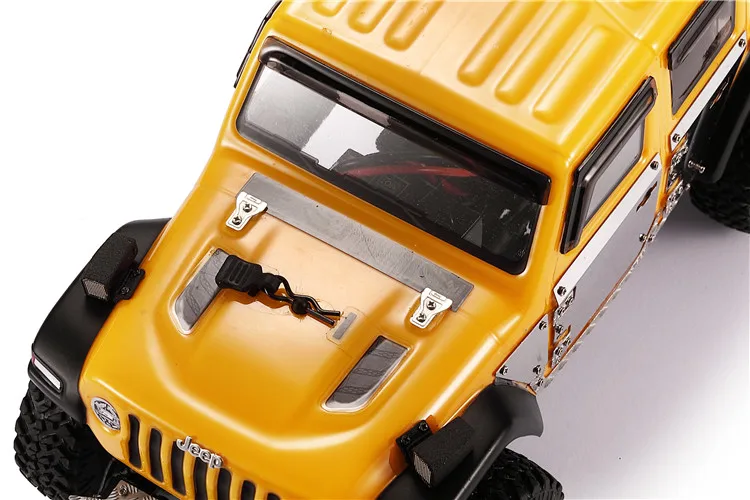 Ajrc 1/24 Crawler Climbing Vehicle Axial Scx24 Wrangler Jeep Metal Characters Scx24 Metal Badge