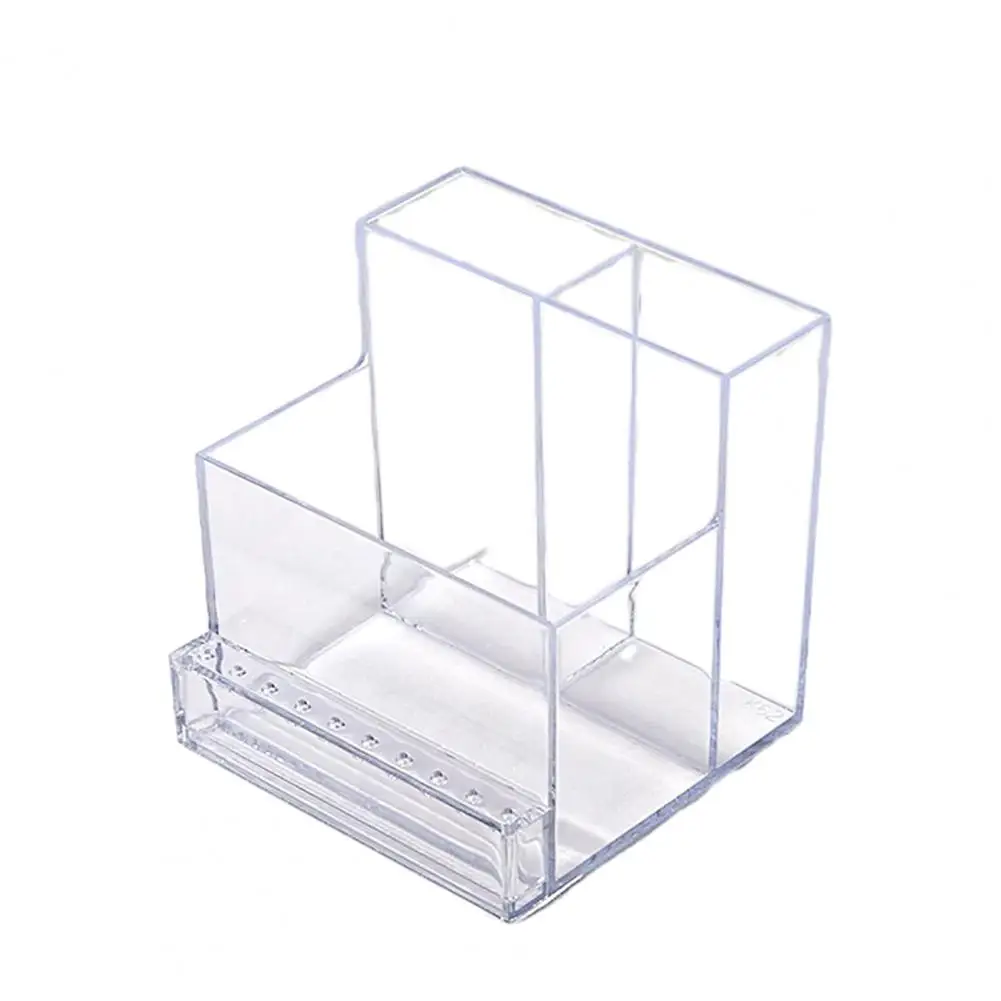 

Nail Art Case Useful Exquisite Craftsmanship Eco-friendly Transparent Design Nail Art Case Household Goods