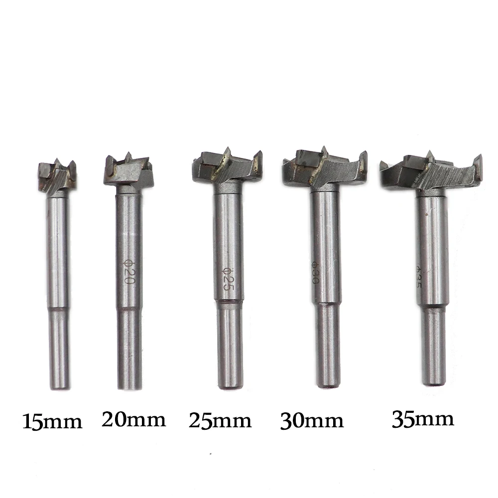 

1pc 15/20/25/30/35mm Wood Drill Bit Self Centering Hole Saw Cutter Wood Hole Drilling Tools Forstner Drill Bit