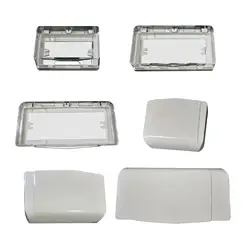 Socket Waterproof Box Flip Weatherproof Cover Durable Switch Outlet Cover for Kitchen Office Restaurant Outdoor Supplies