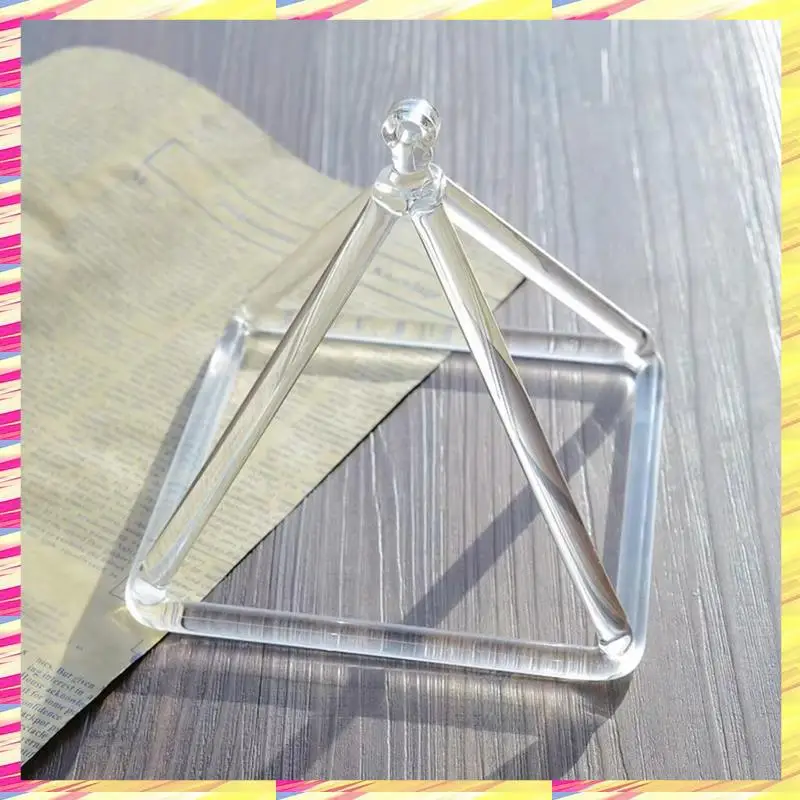 ABJJ Quartz Singing Bowl Yoga Meditation Healing Instrument Four-Corner Music Stand Demagnetizing Sound Therapy Instrument