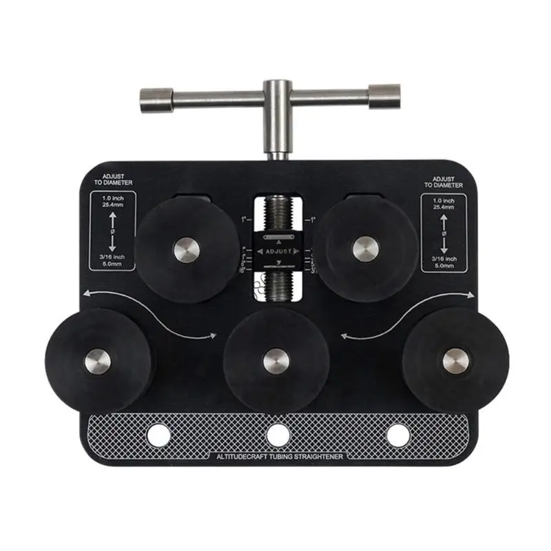 

H7EA Portable Tubing Straightener Machine For Brake Line Aluminum Copper Pipe 3/16" to 1 Inch Workshop On Site Applications