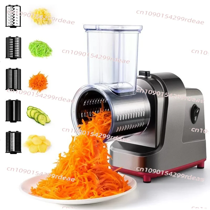 Electric Vegetable Cutter Machine - Multifunctional Slicer Dicer Shredder For Potato/Carrot Time-Saving Household Kitchen Helper