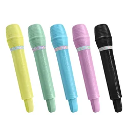 5 Colors Simulation Microphone Props Microphone Pretend Toy Fake Microphone Costume Prop For Home Bar Party Decoration Kids Gift