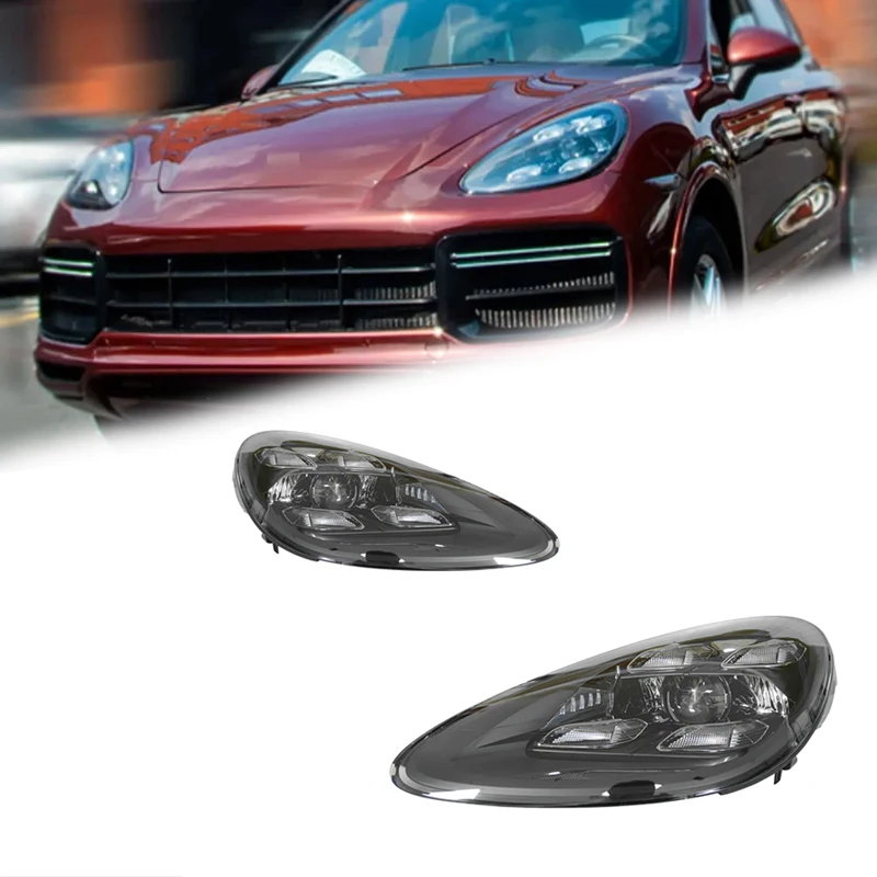 

FT Car Lights For Porsche Cayenne Headlights 2011-2018 LED Projetor Headlamp Daytime Running Light Automotive Accessories