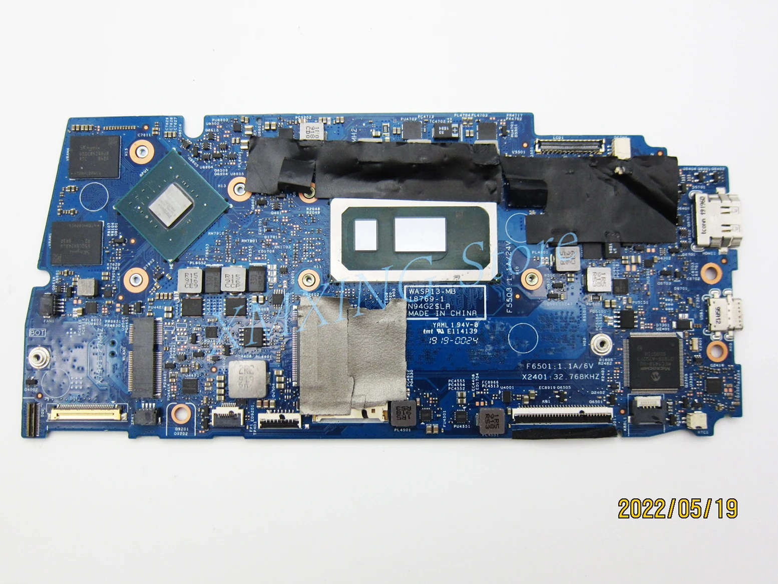 

FULCOL For DELL Vostro13 5390 Laptop Motherboard I7-8565U CPU 18769-1 CN-04VHRP 04VHRP 4VHRP Tested 100% work