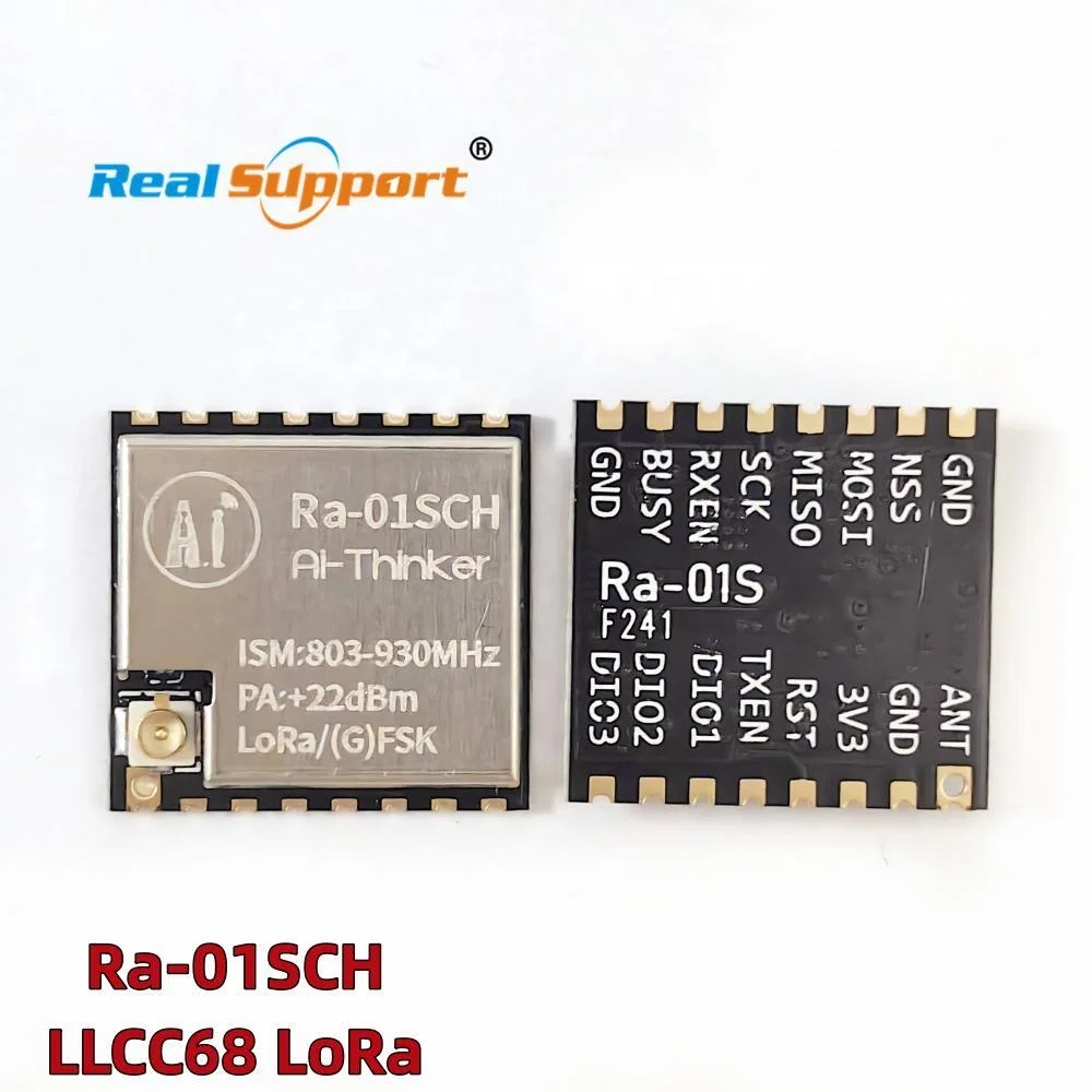 Ra-01SCH LoRa 868MHz 915MHz For Water Meter Smart Parking with LLCC68 ultra-long distance spread spectrum communication module