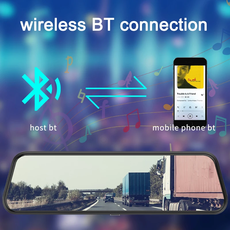 Acceo Dash Cam 4K WiFi GPS جهاز تسجيل فيديو رقمي للسيارات Carplay للرؤية الليلية Ultra HD مسجل قيادة عدسة مزدوجة 24 ساعة شاشة ركن السيارة #5