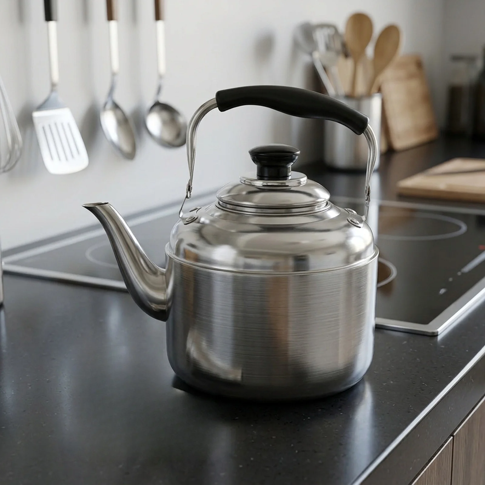 For Induction-Suitable Stainless Steel Whistling For Kettle with Boil Notification and User-Friendly Spout Geometry - view 5