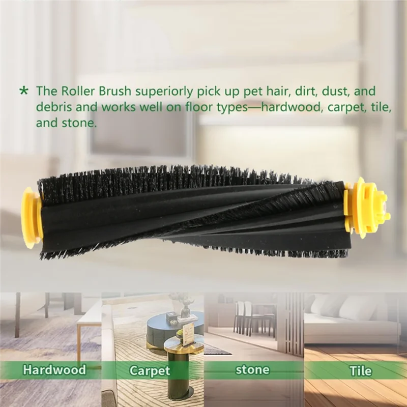 -A25M 2 قطعة استبدال الفرشاة الرئيسية Forshark RV700/RV720/RV750/RV755 جهاز آلي لتنظيف الأتربة أجزاء فرش الأسطوانة