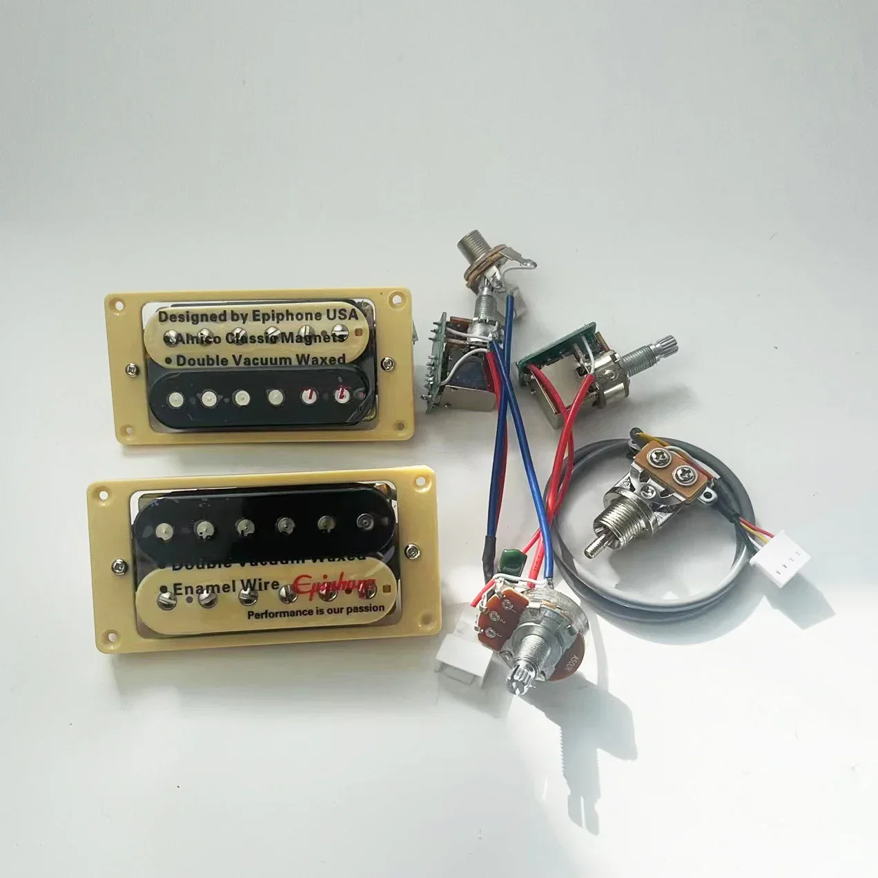 

guitar pickup standard humbucker Alnico 4C Standard Humbucker Pickups 4C With 2V1T Push Pull Wiring Harness