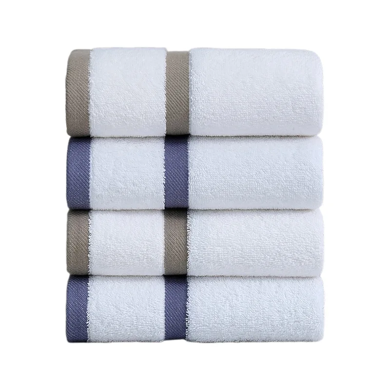 1/4/6pcs 40x80cm Solid Color Cotton Bath Towels Soft Absorbent Washcloths Multipurpose for Hotel Bathroom Towel Gift