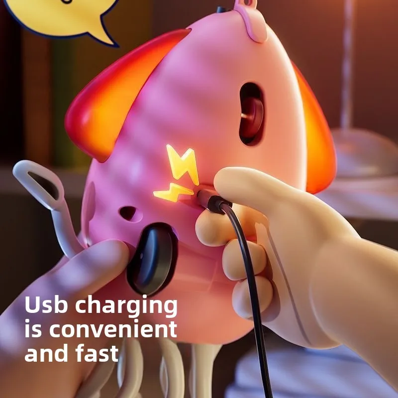 Gorąca Nowość 2025 Tańcząca Ośmiornica Dziecięca Elektroniczna Zabawka Domowa Kreskówkowa Interaktywna Rozwijająca Ruch Edukacyjna Zabawka dla Malucha Prezent na Boże Narodzenie