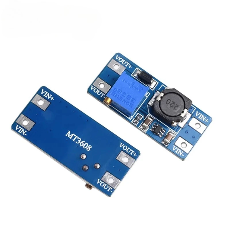 1-5PCS MT3608 Boost Module DC-DC Step Up Converter Booster Power Supply Module Board 2A Max 2V-24V To 5/9/12/28V for Arduino