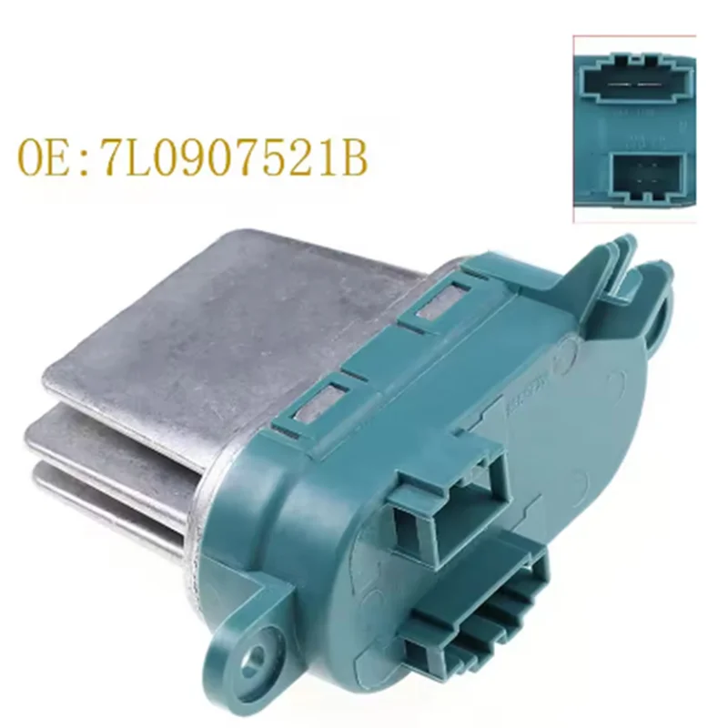 WO-Car Ventola Di Raffreddamento Motore HVAC Riscaldatore Ventilatore Resistenza 7L0907521B Per Q7 Seat Vw Touareg Porsche Cayenne 7L0 907 521B