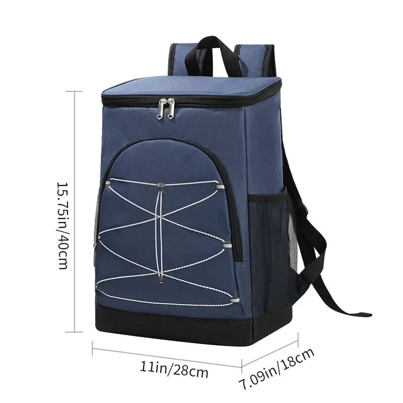 Portable Thermal Lunch Bag Food Box Durable Waterproof Cooler Ice Insulated Case BBQ Camping Oxford Dinner Backpacks Icebox