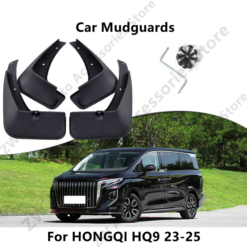 

Car Mudguards For HONGQI HQ9 23-25 ABS Mud Guards Fender Flare Mudflaps Exterior Parts Auto Accessories Refit
