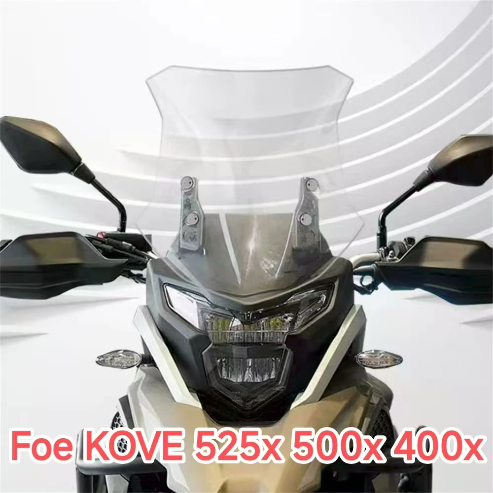 For KOVE 525x 500x 400x windshield modification front windshield glass and windshield panel can be installed without damage