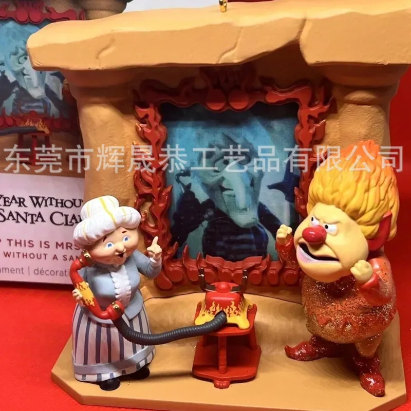 

2024 Heat&Snow Miser And Santa Claus Ornament Creative Personality Indoor Room Decoration Crafts Children's Birthday Gift