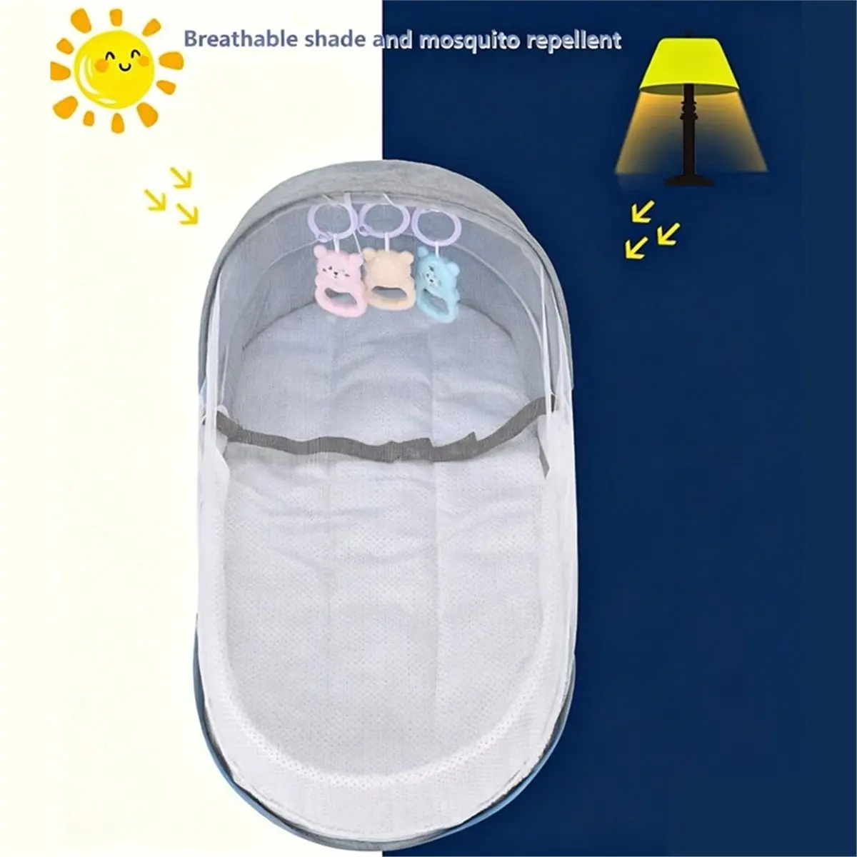 update. Portable Baby Bassinet,Travel Bassinet for Newborn and Infant, Suitable for Indoor & Outdoor Carry, Foldable