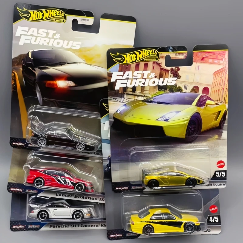 New 2025 Hot Wheels Fast & Furious Car Model HNW46 1/64 Lamborghini Porsche Honda Toyota Model Collection Alloy Car Gift