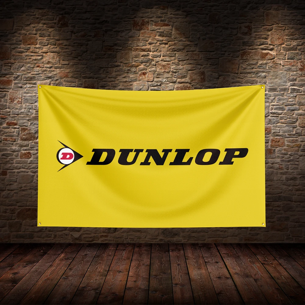 

3x5 Ft D-Dunlops Flag Polyester Printed Car Flags for Room Garage Decor