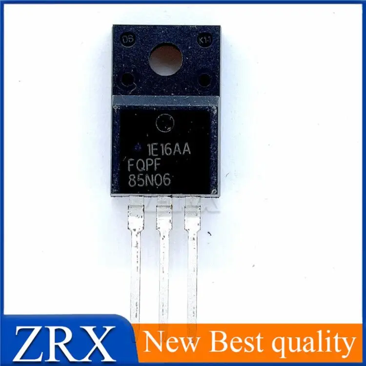 5Pcs/FQPF85N06 85N06 53A/60V N-channel MOS FETTO-220F In Stock