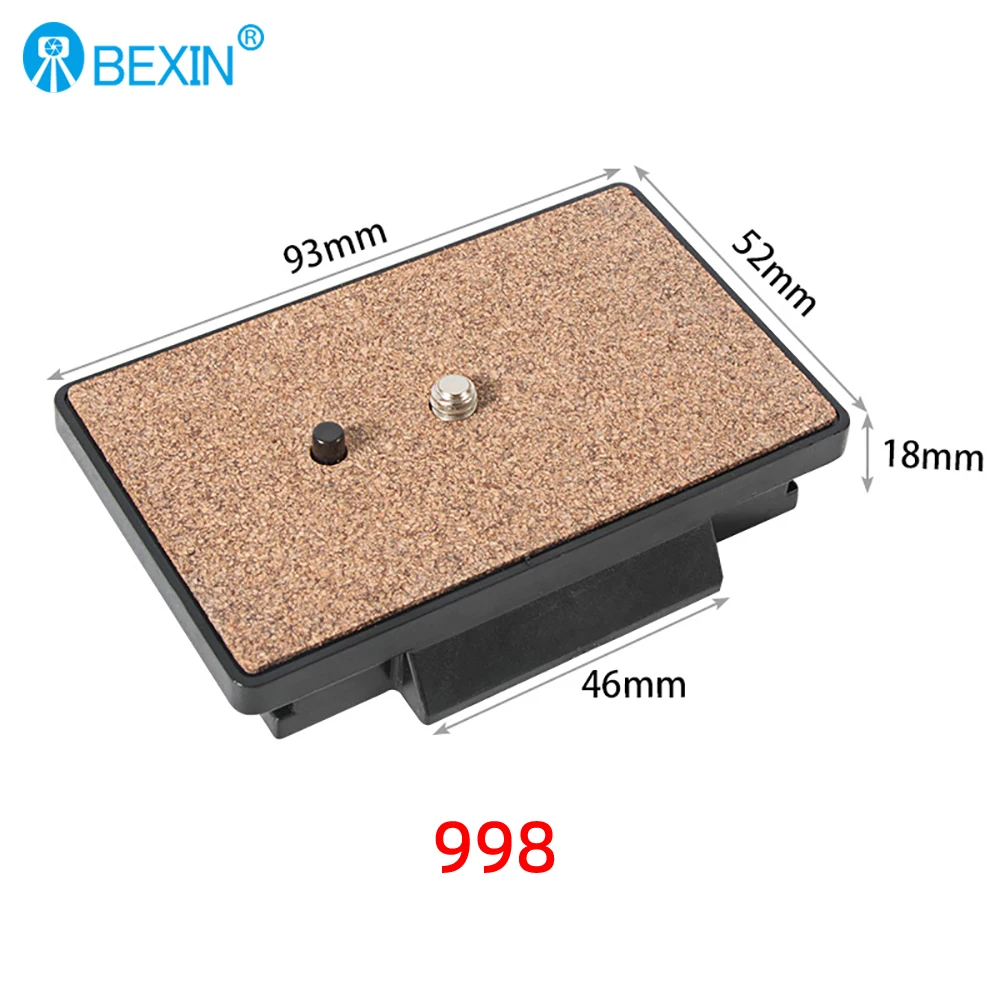 BEXIN Camera Plate Quick Release Plate Tripod Plate Monopod Mount Adapter For YUNTENG 880/870/8008/860/950/288 Tripod SLR Camera