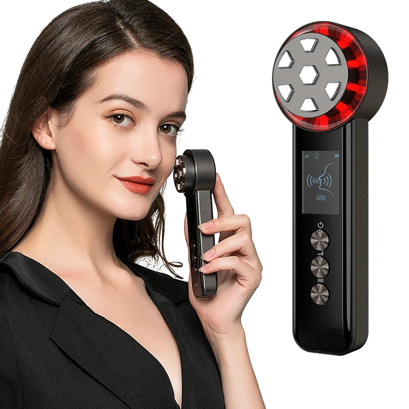 Fabricante de dispositivos de beleza recarregável para uso doméstico Mini Ems Lifting Cooling Dispositivo de beleza para rosto e pescoço