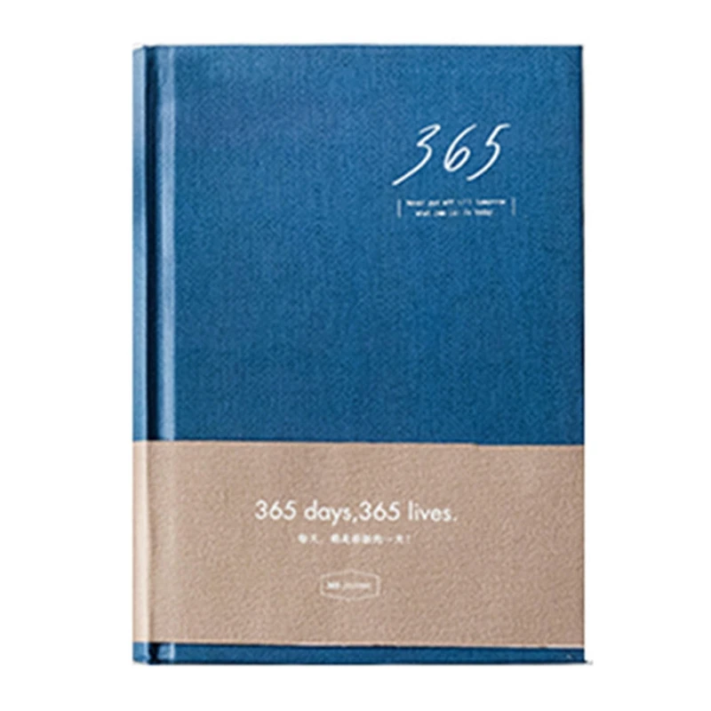 365 Lives Hard Cover Daily Planner Blank Business Notebook Journal Diary Office Supply Stationery Gift