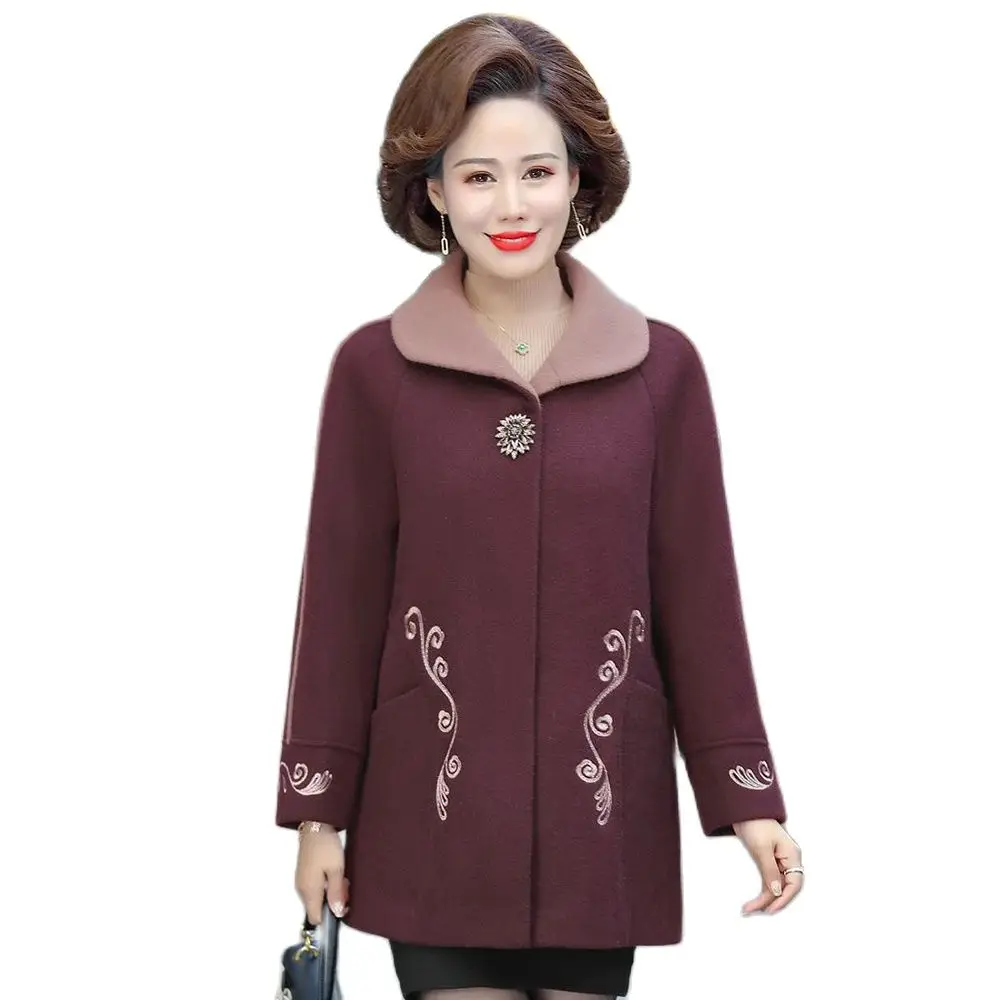 

Lovepeapomelo Traf Tweed Full Polyester Regular Button Zhejiang Casual Wool Blends Woman Coat Limited