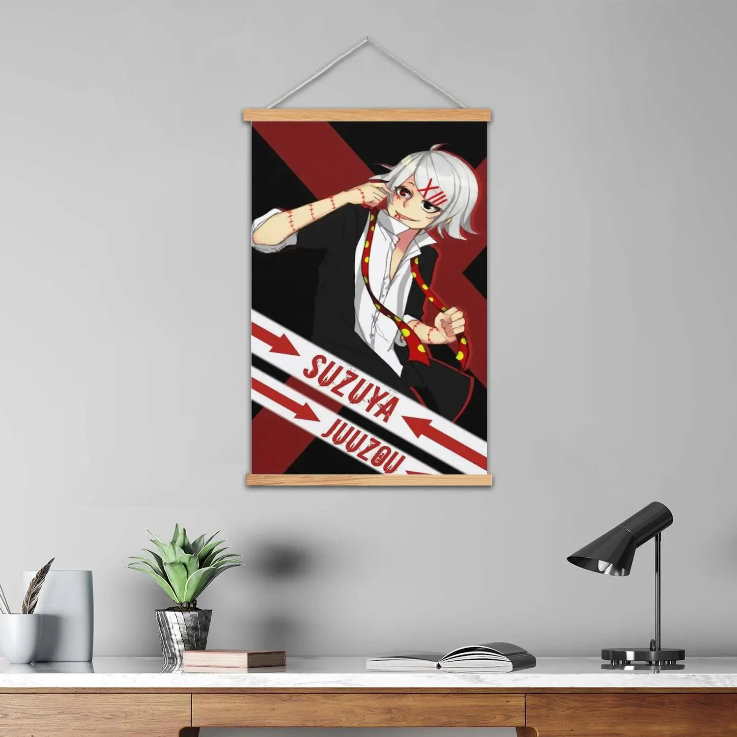 juzzou suzuya anime Framed Wall Painting Canvas Art Poster, Wall Art,  Modern Family, Bedroom Decor, Posters,Decorative painting