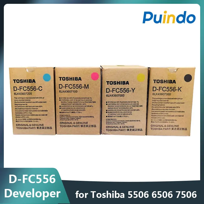 

Genuine D-FC556 Developer 6LK436070 6LK4360710 6LK4360720 6LK436073 for Toshiba 5506 6506 7506 5516 6516 7516AC