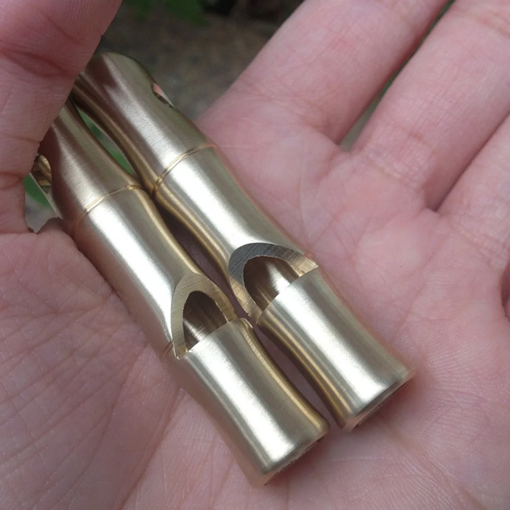 

1Pcs Premium Brass Whistle Compact Lightweight Whistle for Football Basketball Soccer Games Outdoor Activities Survival Gear