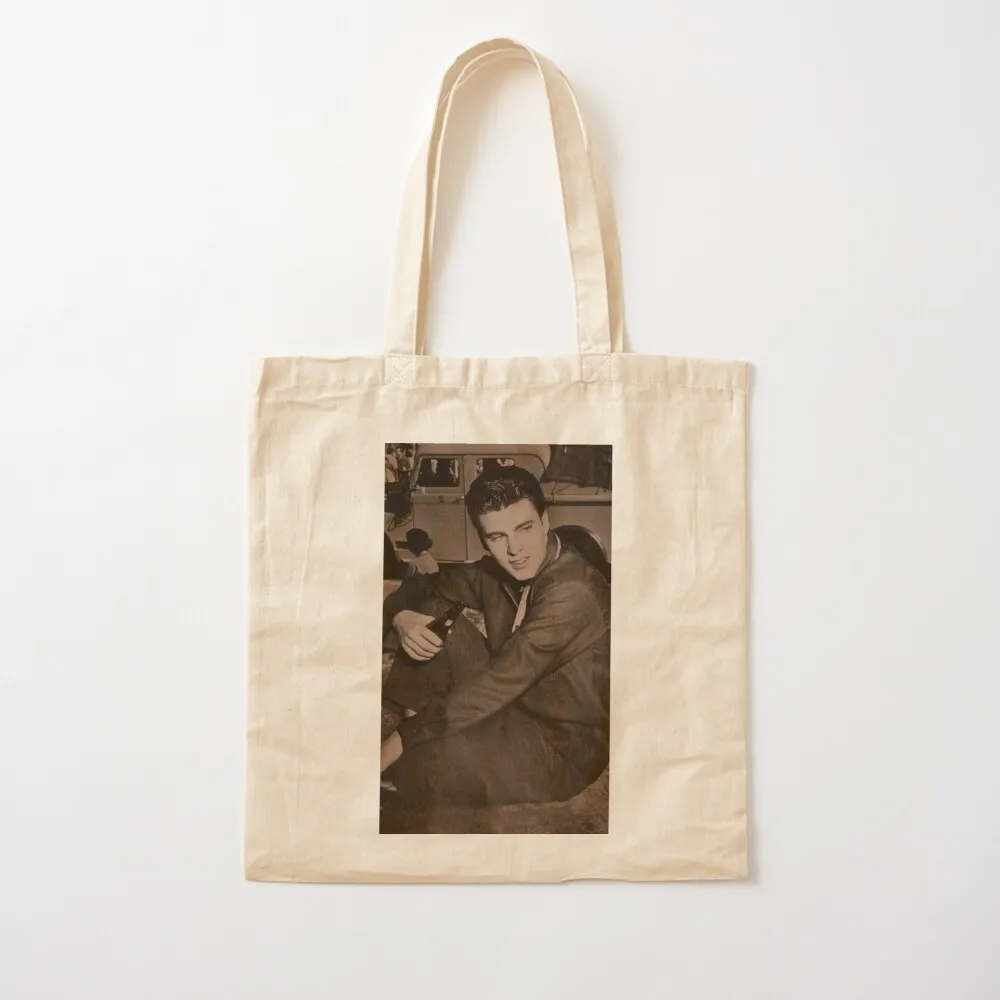 

Ricky Nelson Rock N' Roll Superstar Tote Bag Lady bags Custom bag university shopper bag