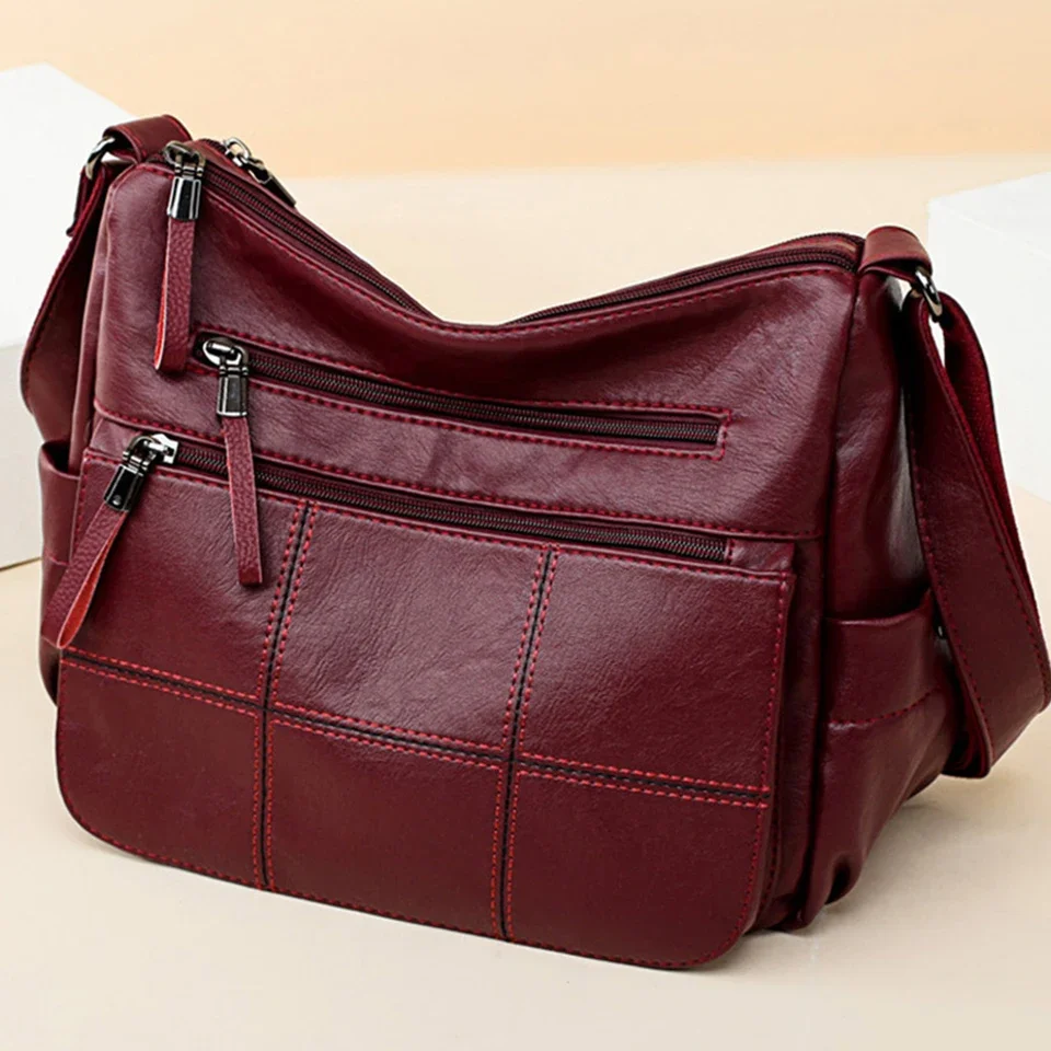 2 warstwy prawdziwej marki skórzane torby na ramię luksusowe torebki damskie torebki projektant wysokiej jakości torby Crossbody dla kobiet Sac