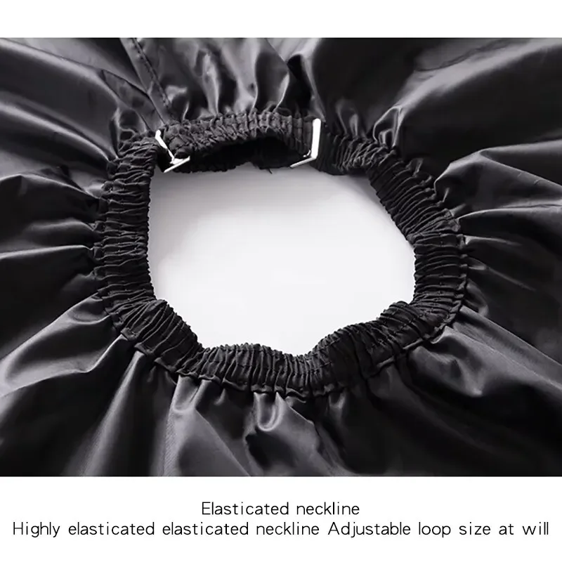 Professional Hairstylist Salon Hairdressing Wrap Black Cloak Waterproof Material Anti Fragmentation Hair Protection Cover