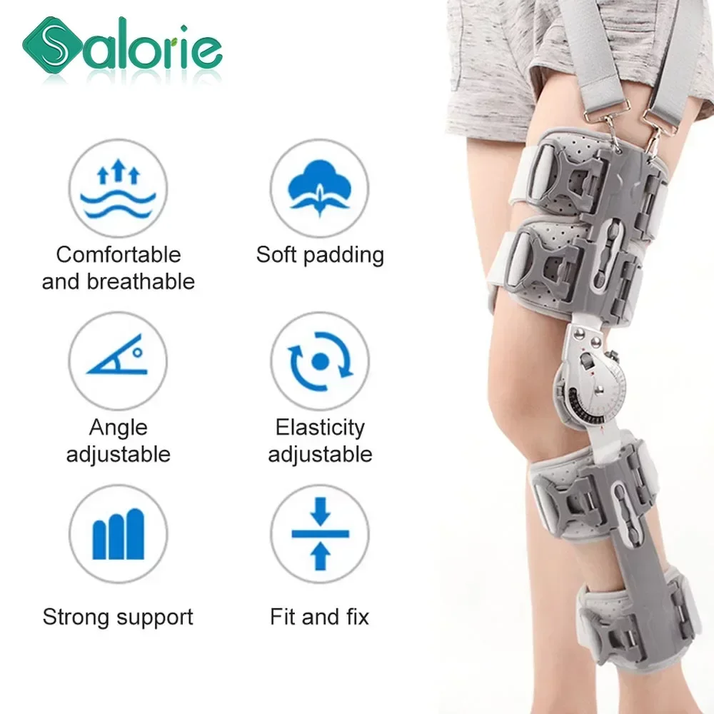 

Adjustable Knee Support Joint Pain Fixation Brace Orthopedic Knee Brace Lower Limb Bracket Fracture, Ligament Strain Orthosis