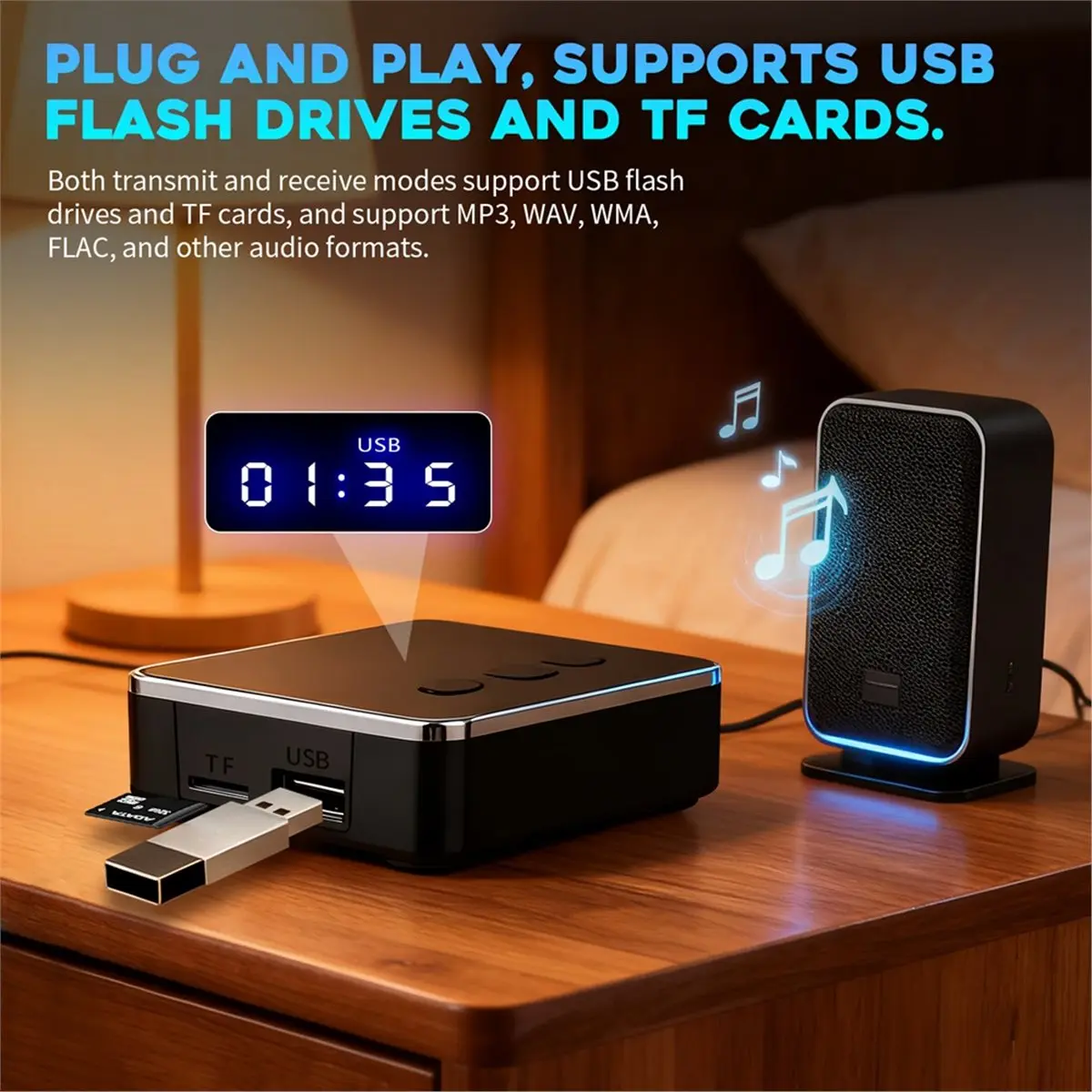 belong Bluetooth 6.0 Car Receiver Transmitter for AptX HD 3.5mm Jack Aux Wireless Adapter for TV Car 2 RCA Audio Receiver