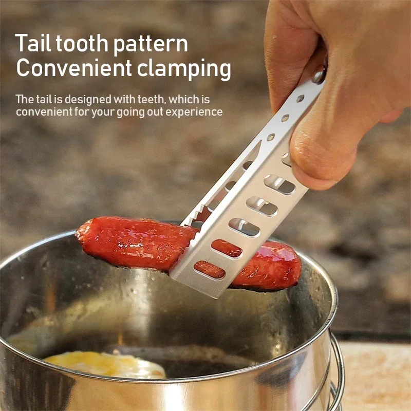 Aluminium Anti-hot Legierung Clip Schüssel Greifer Halter Camping Topf Pfanne Griff Anti-Verbrühungen Klemme Küche Zubehör Wandern kochen – Detail 3