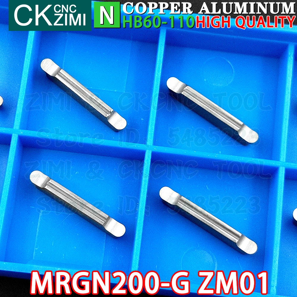 MRGN200-G ZM01 MRGN 200 G ZM01 2mm 微粉砕超硬インサート切削溝インサートツールMRGN200 MGMN200 MGGN200 G ZM01 CNC機械式金属旋盤ステンレス鋼用ツール