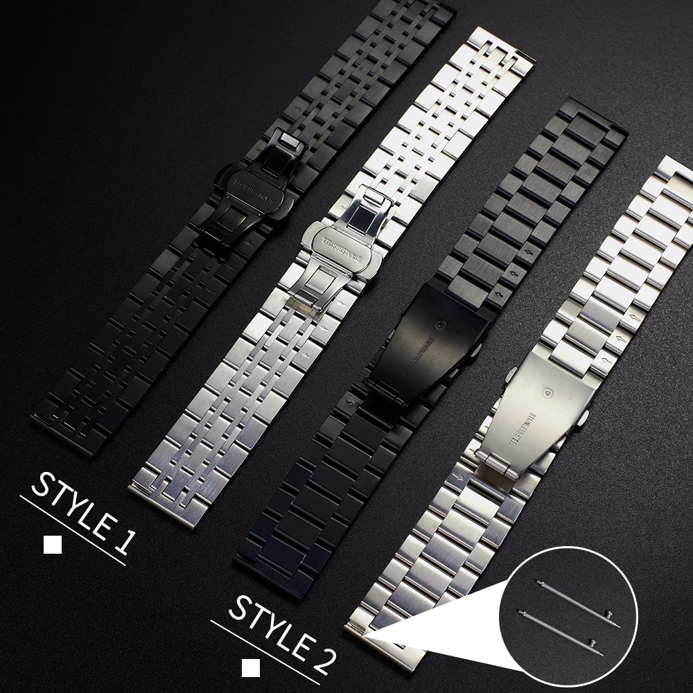 For Xiaomi Mi Watch S1 Strap 22mm Classic Metal Stainless Steel Wrist Band for Xiaomi MiWatch Color1 Color 2 Bracelet Watchbands