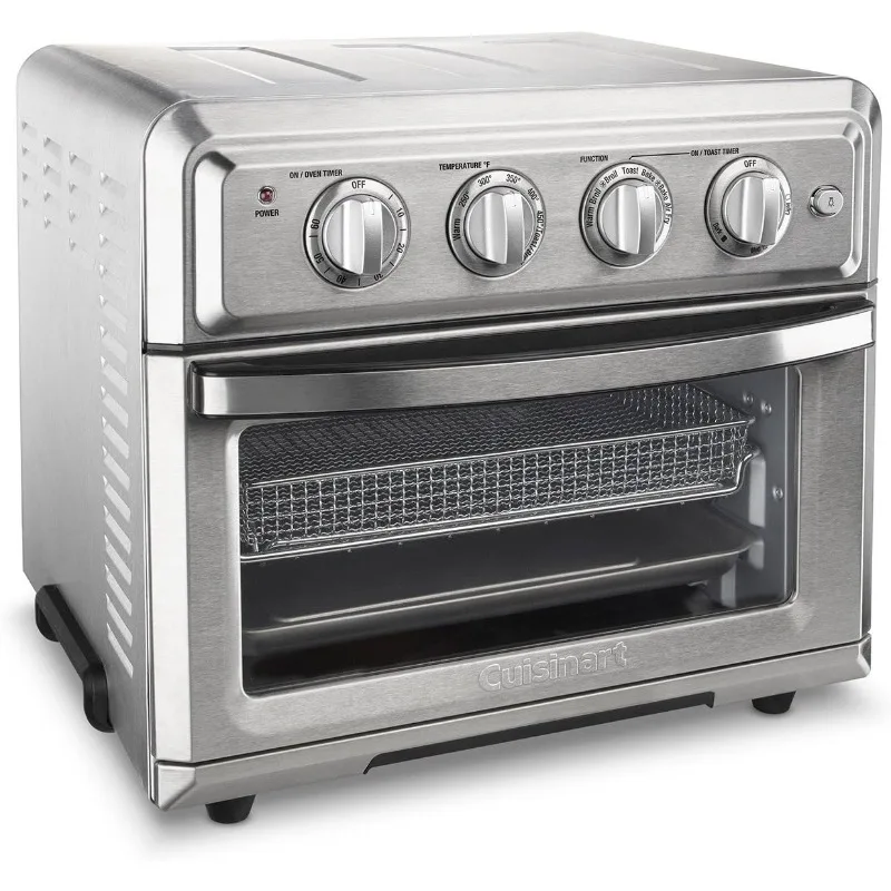 

Air Fryer + Convection Toaster Oven by Cuisinart, 7-1 Oven with Bake, Grill, Broil & Warm Options, Stainless Steel, TOA-60