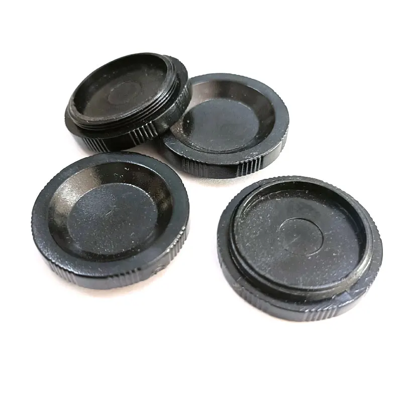 C Mount Body Caps CCTV Camera Body Cap Lens Cover Dust Cover 4pcs