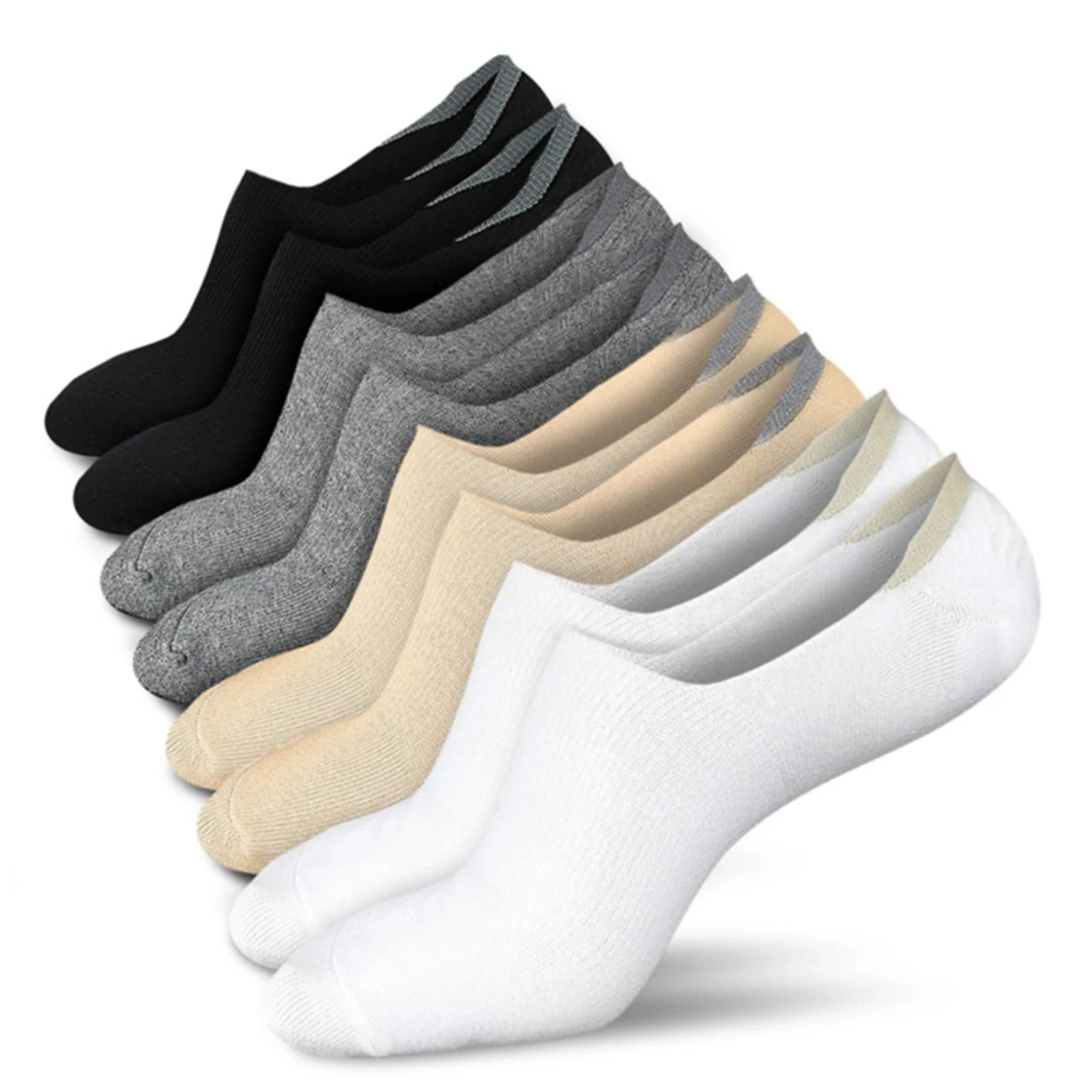Unisex Breathable Socks Boat Socks Ventilated Summer Socks Thin Casual Socks Non-slip Low Cut Socks Multicolor