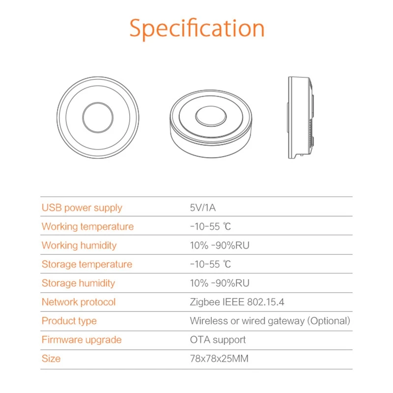 Tuya ZigBee Wired Gateway Hub Smart Control Center mit LAN-Schnitts telle App Fernbedienung ZigBee Sub-Geräte