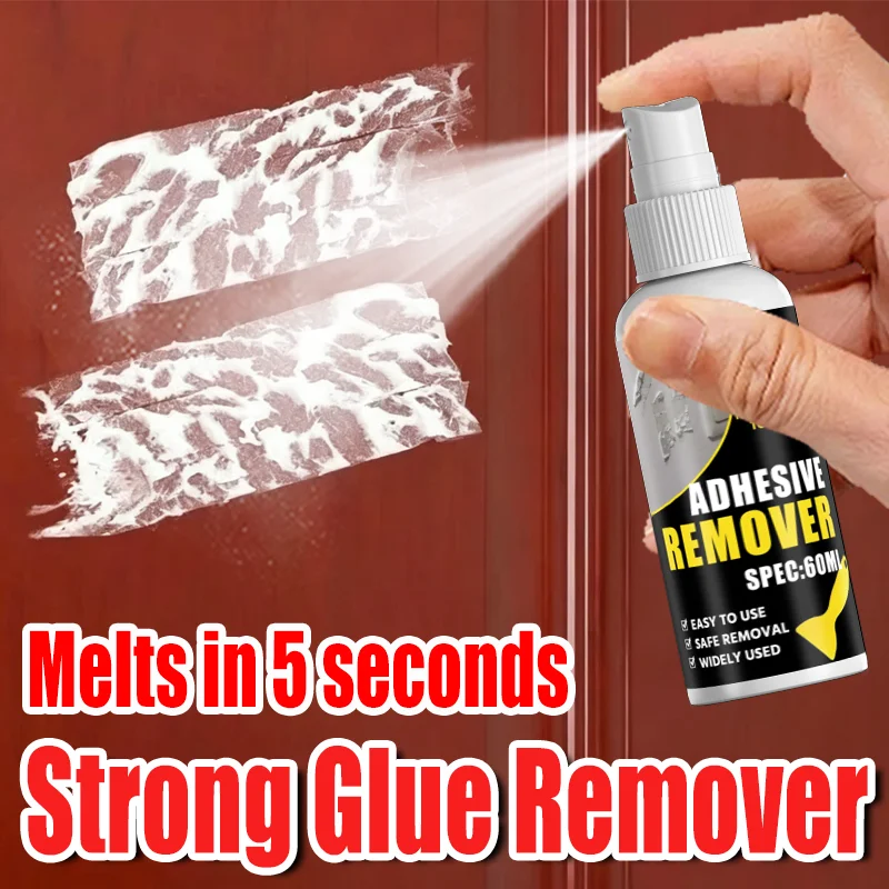 KJM 60ML Fast-Acting Adhesive Remover Instant Glue Residue Cleaner for Car Windows Decals & Household Stickers