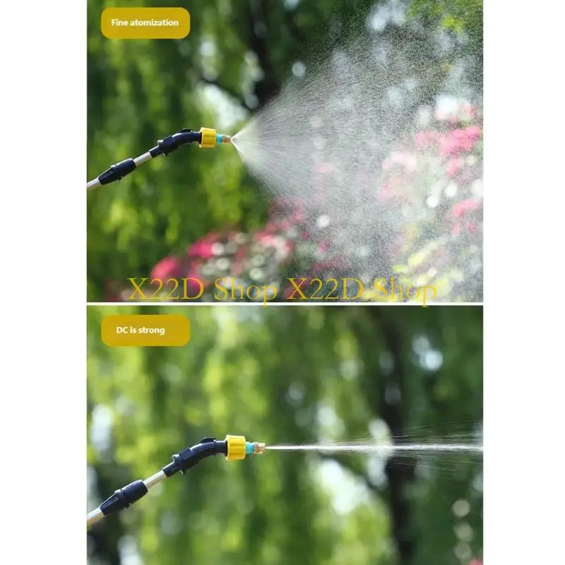 X22D All Purpose Electric Sprayer Featuring 6 Nozzle Types And 60cm Extension Rod For Plant Care