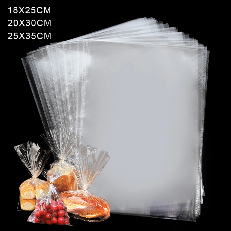 

100pcs Transparent Plastic Bags Lollipop Candy Cookie Flower Gift Packing Bag Clear Opp Cellophane Bag Xmas Wedding Party Favors